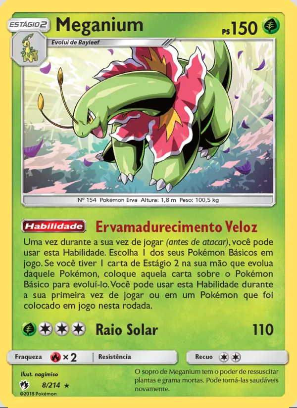 Image of the card Meganium