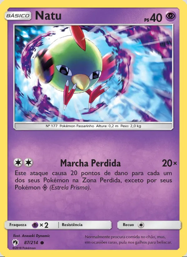Image of the card Natu