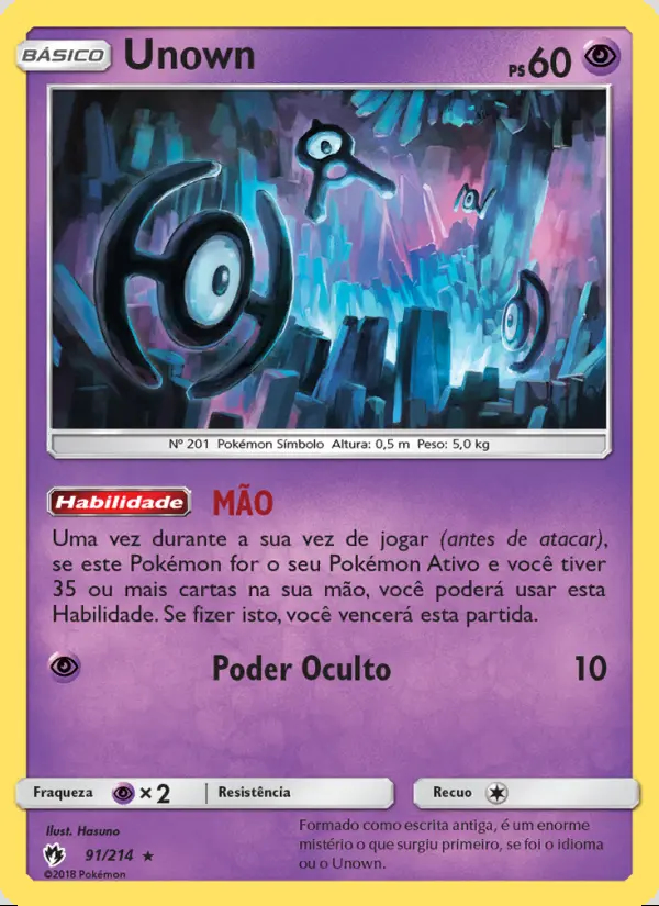 Image of the card Unown