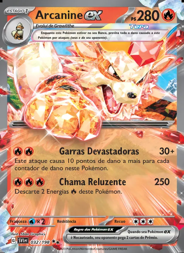 Image of the card Arcanine ex