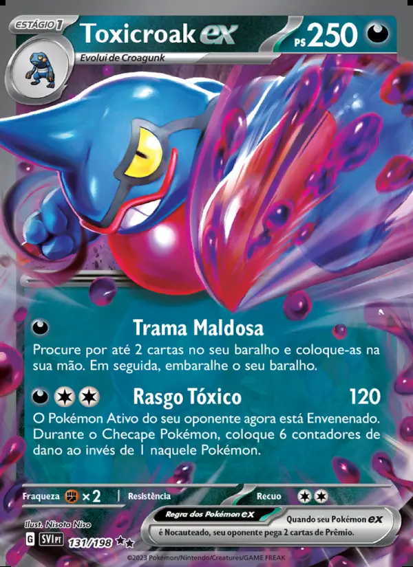 Image of the card Toxicroak ex