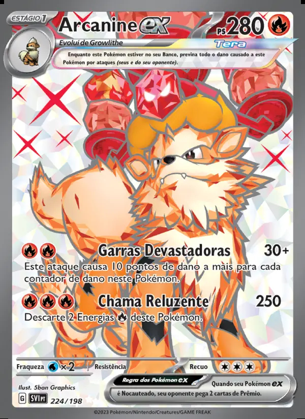 Image of the card Arcanine ex