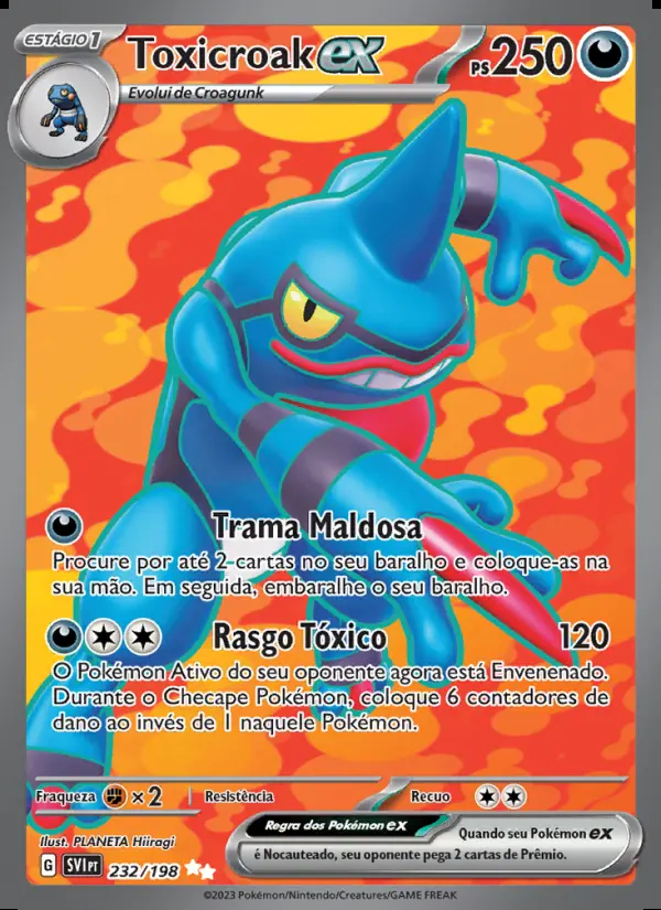 Image of the card Toxicroak ex