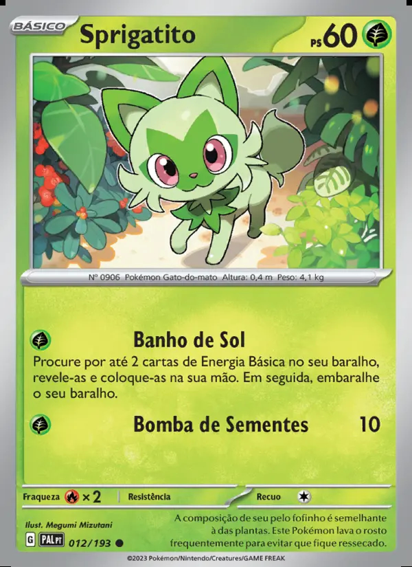 Image of the card Sprigatito