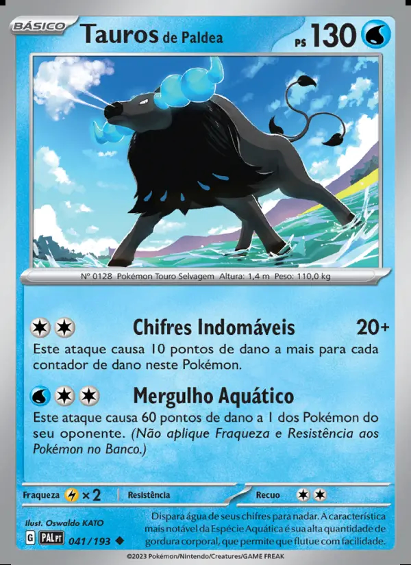 Image of the card Tauros de Paldea