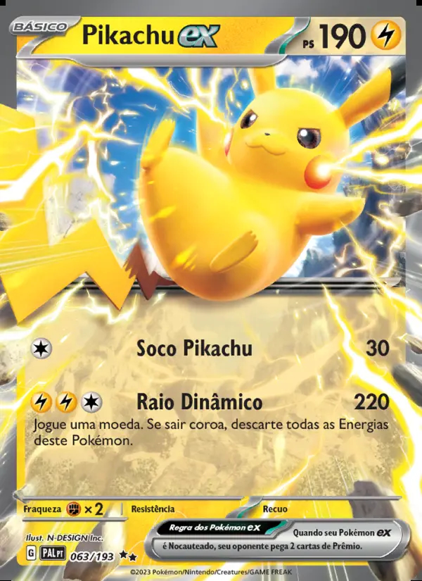 Image of the card Pikachu ex
