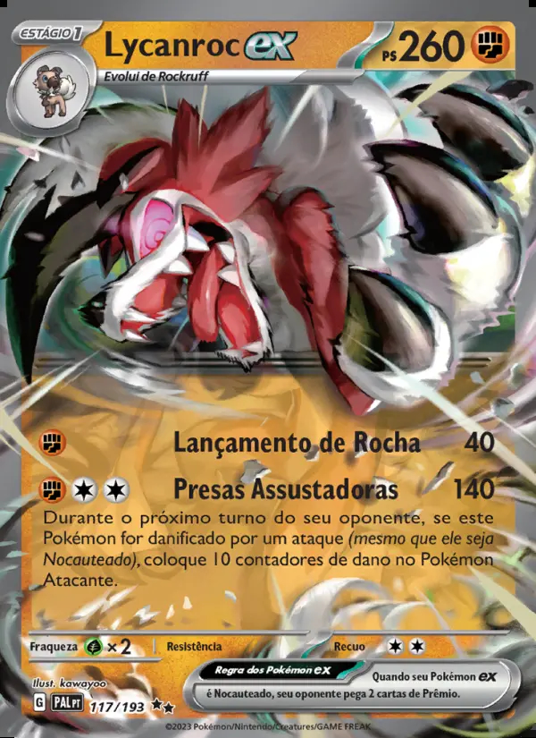 Image of the card Lycanroc ex