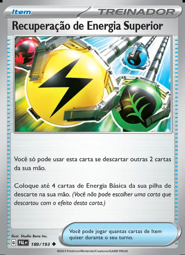 Image of the card Recuperação de Energia Superior