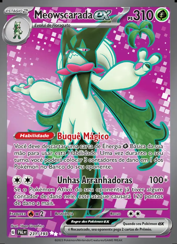 Image of the card Meowscarada ex