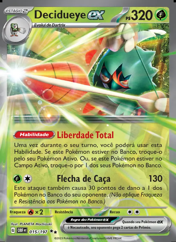 Image of the card Decidueye ex