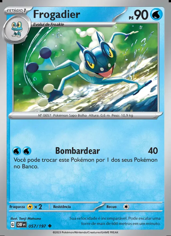 Image of the card Frogadier