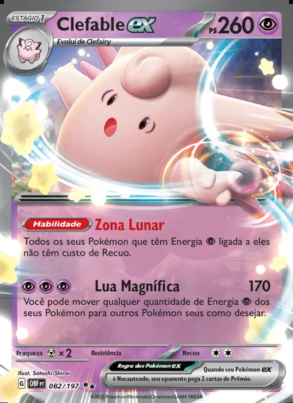 Image of the card Clefable ex