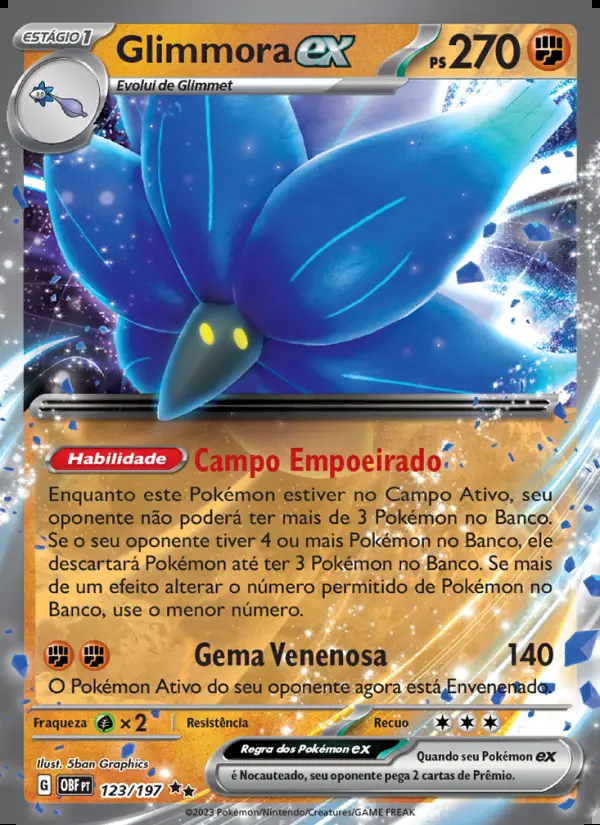 Image of the card Glimmora ex