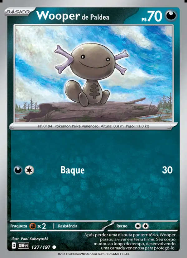 Image of the card Wooper de Paldea