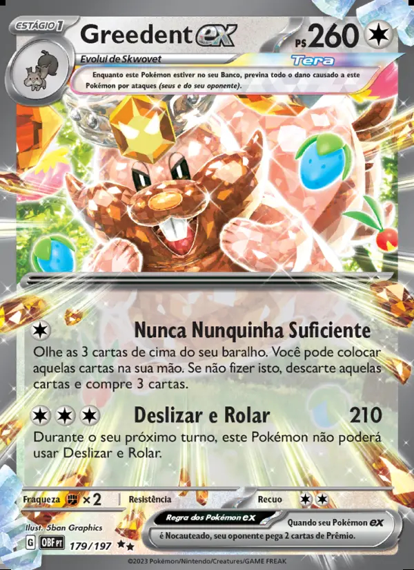 Image of the card Greedent ex