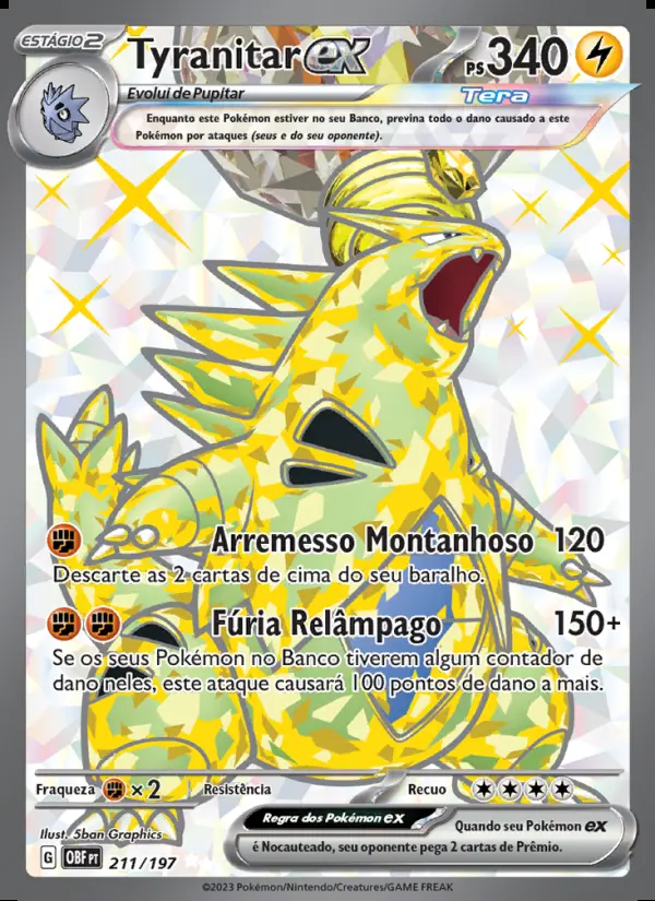 Image of the card Tyranitar ex