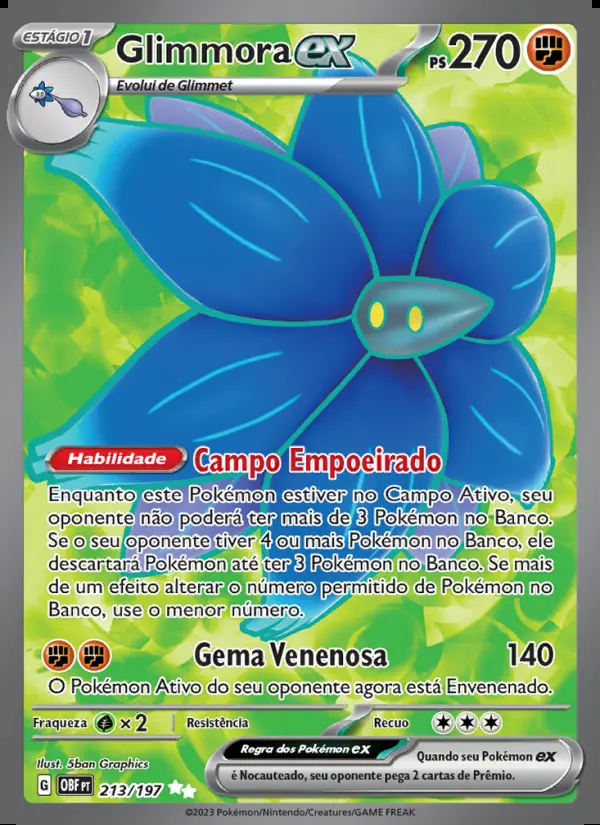 Image of the card Glimmora ex