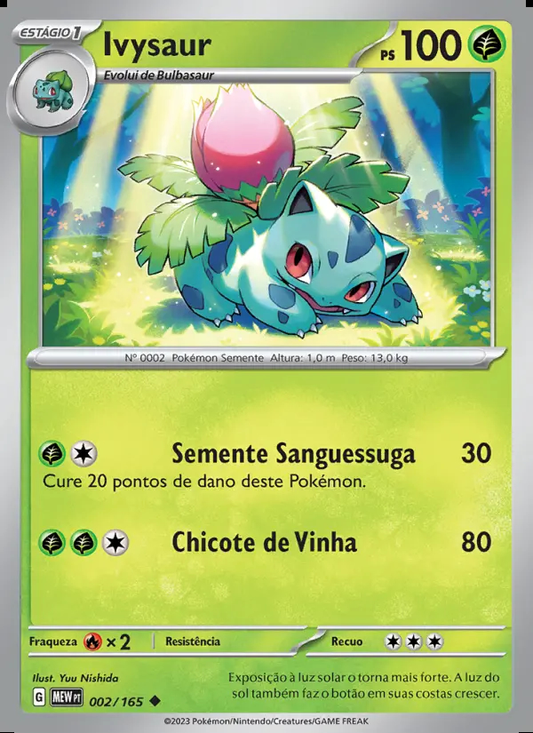 Image of the card Ivysaur