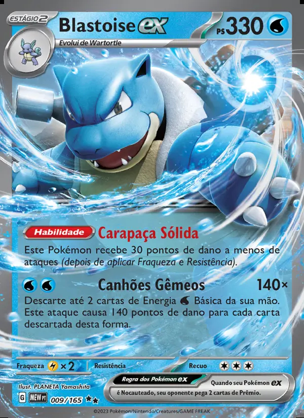 Image of the card Blastoise ex