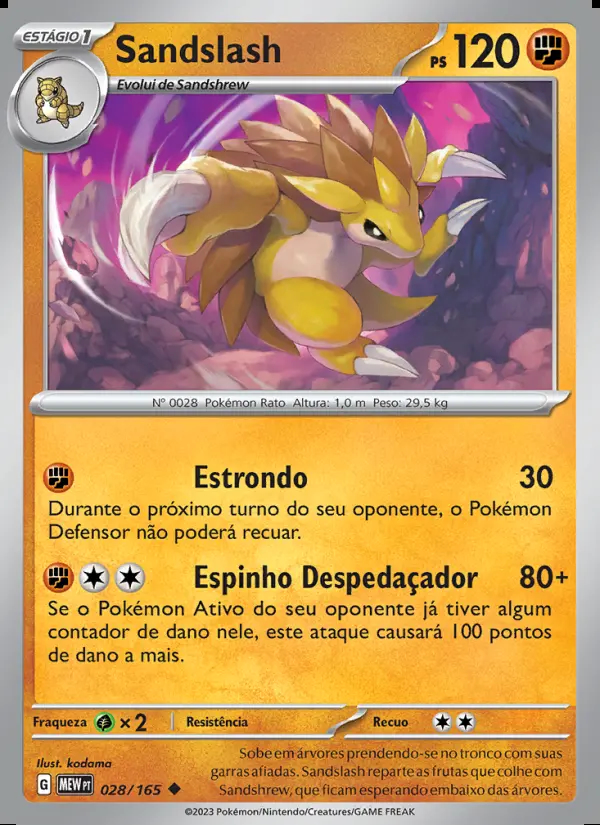 Image of the card Sandslash