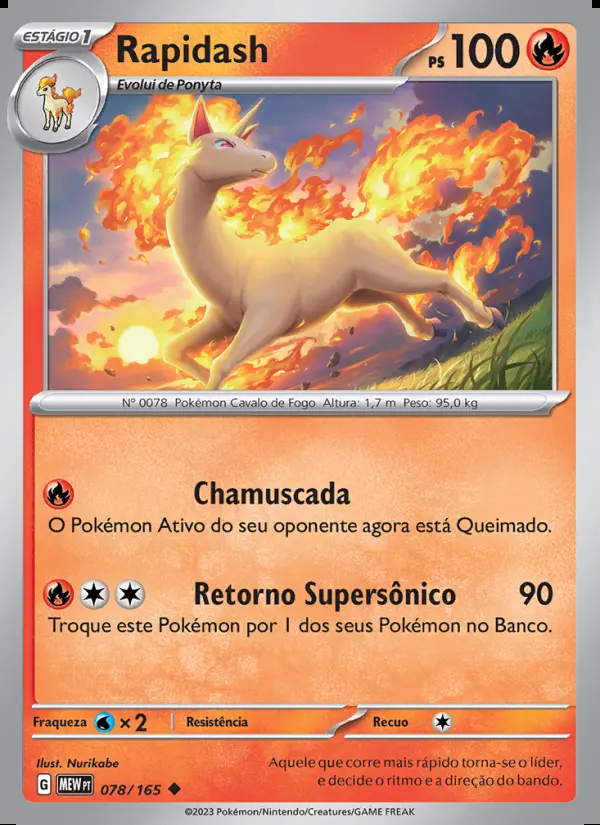 Image of the card Rapidash