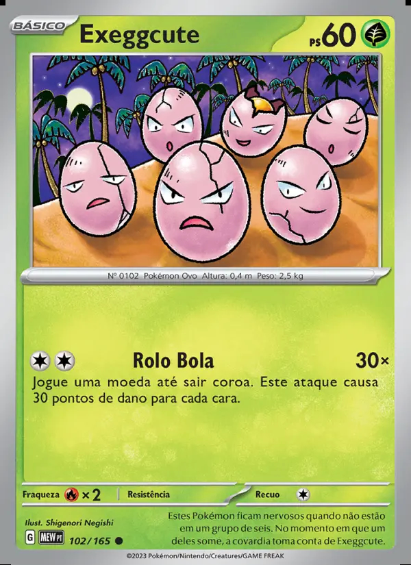 Image of the card Exeggcute