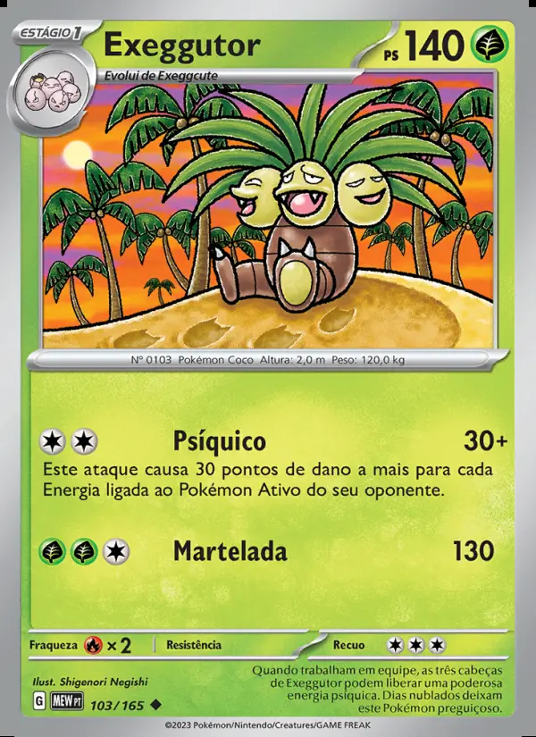 Image of the card Exeggutor