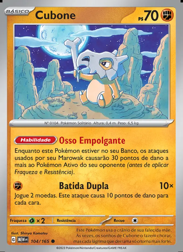 Image of the card Cubone