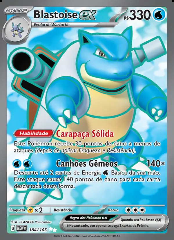 Image of the card Blastoise ex