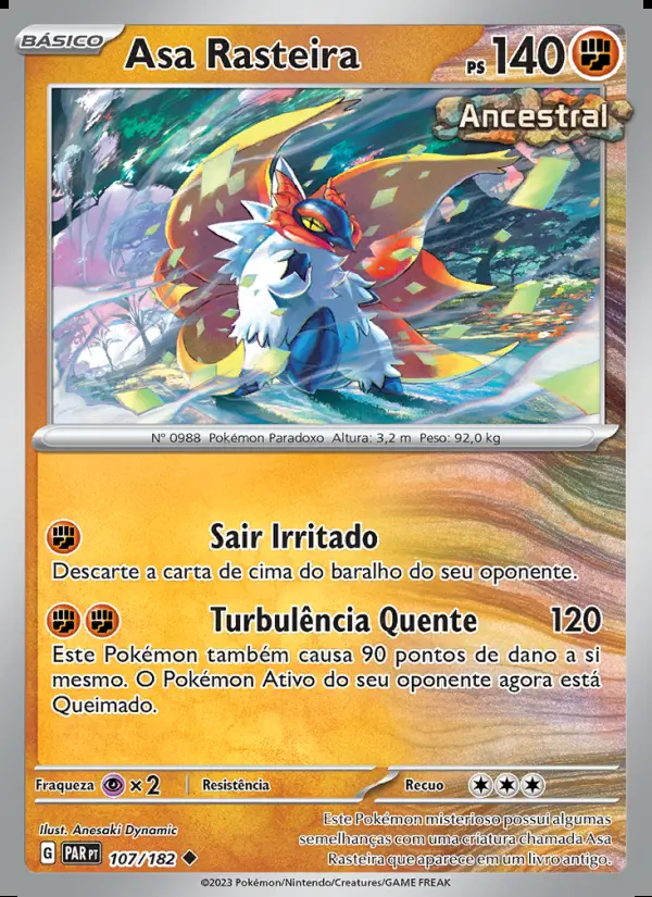 Image of the card Asa Rasteira