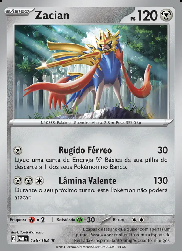 Image of the card Zacian