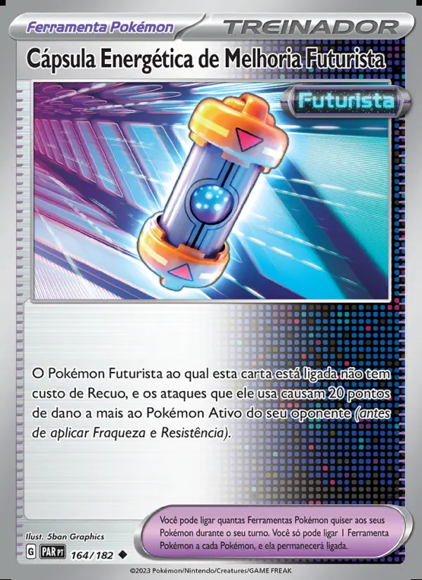 Image of the card Cápsula Energética de Melhoria Futurista
