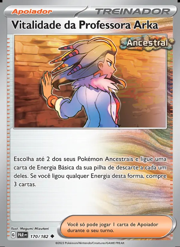 Image of the card Vitalidade da Professora Arka