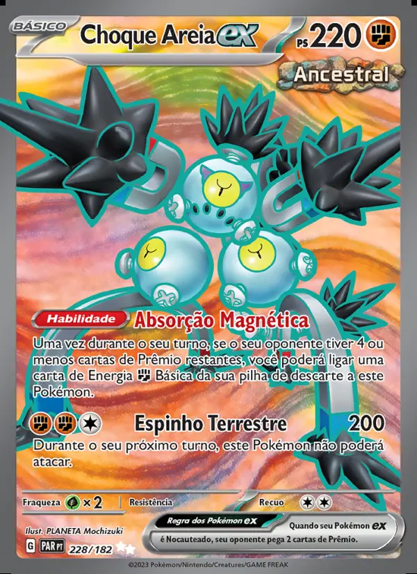 Image of the card Choque Areia ex
