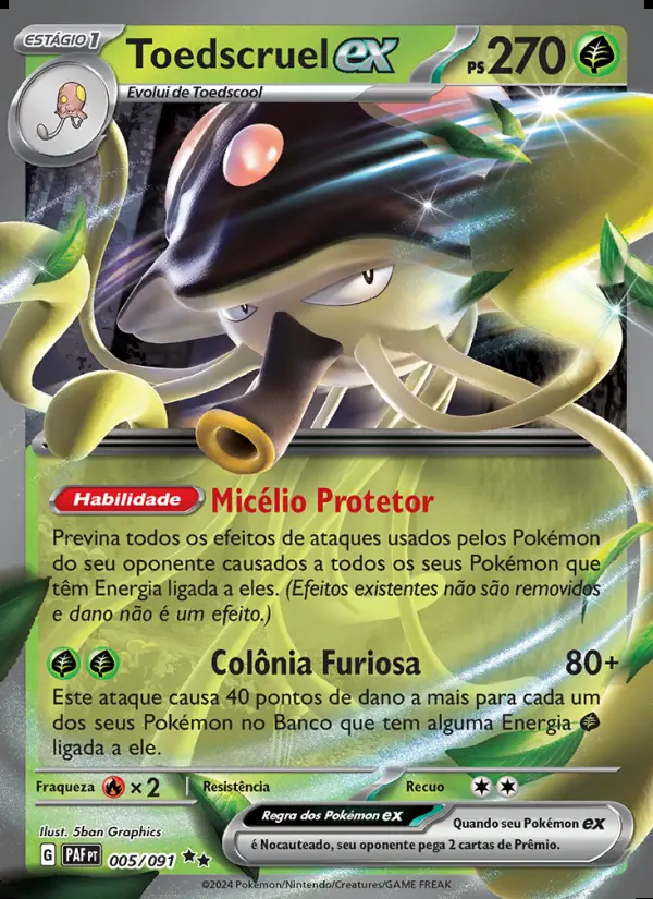 Image of the card Toedscruel ex