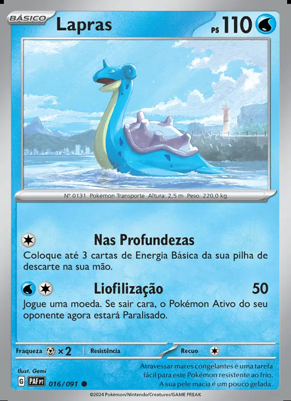 Image of the card Lapras