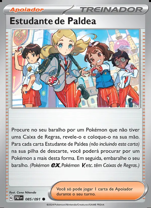 Image of the card Estudante de Paldea