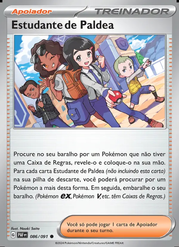 Image of the card Estudante de Paldea