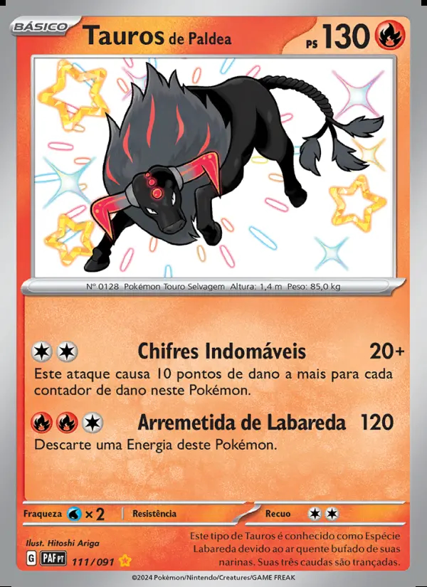 Image of the card Tauros de Paldea