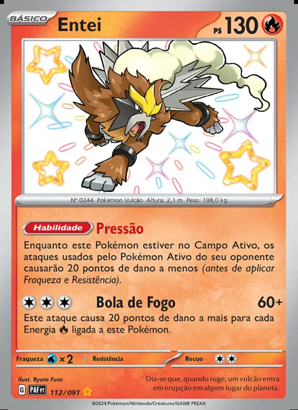 Image of the card Entei