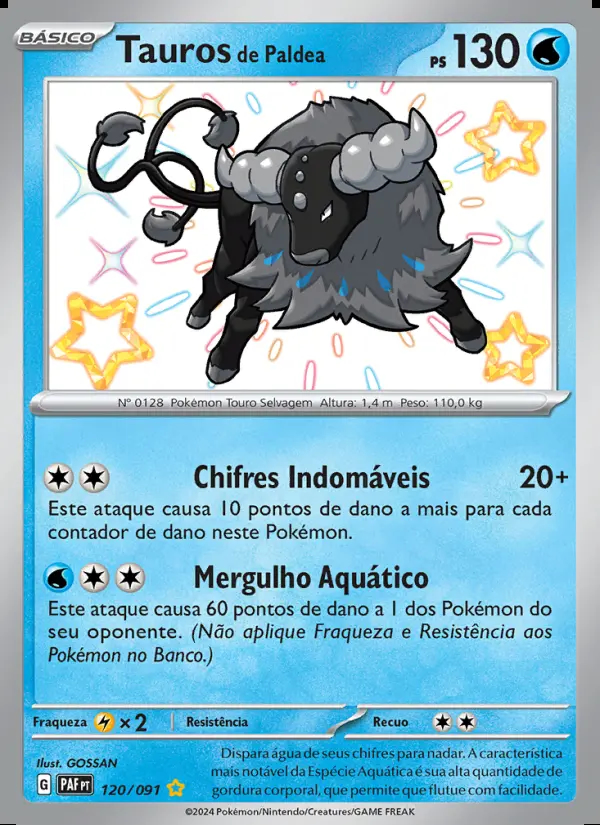 Image of the card Tauros de Paldea