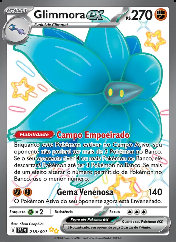 Image of the card Glimmora ex
