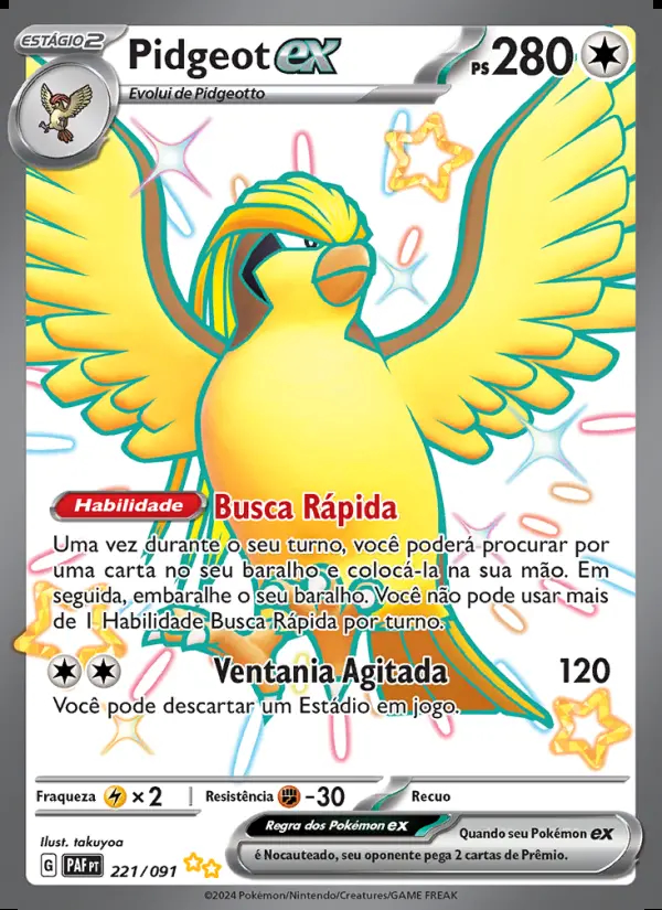 Image of the card Pidgeot ex