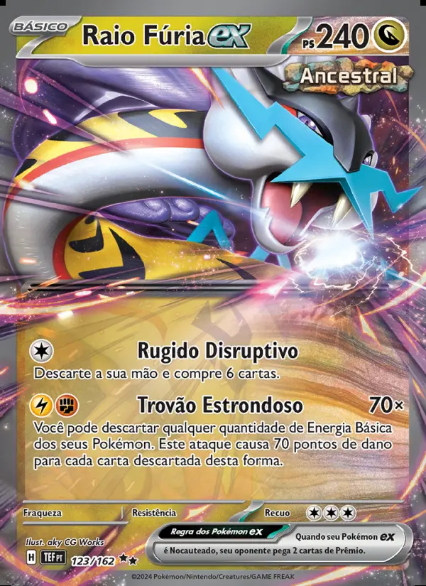 Image of the card Raio Fúria ex