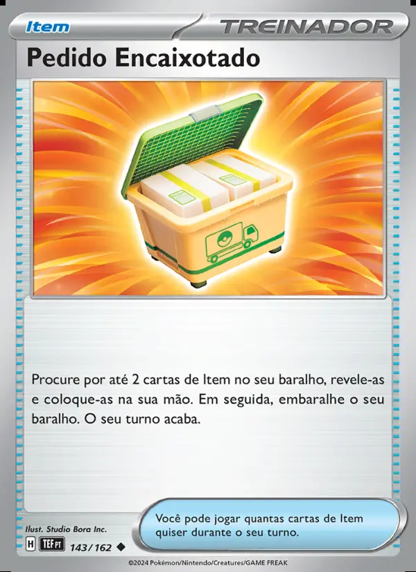 Image of the card Pedido Encaixotado
