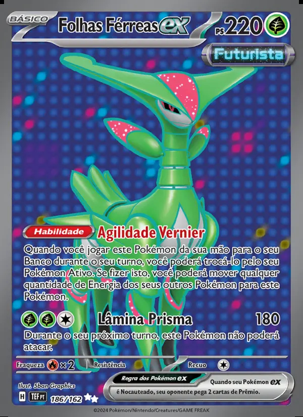 Image of the card Folhas Férreas ex