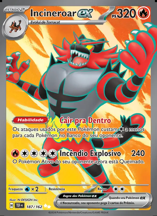 Image of the card Incineroar ex