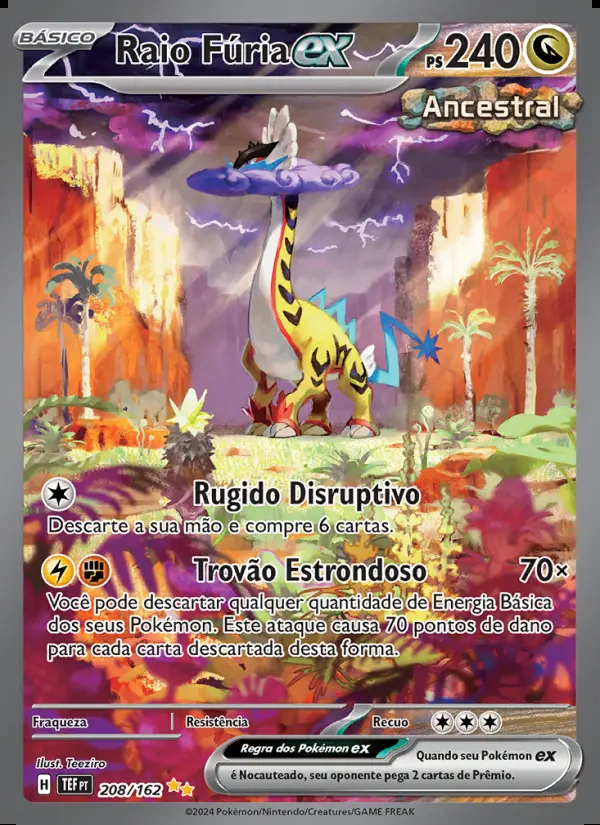 Image of the card Raio Fúria ex