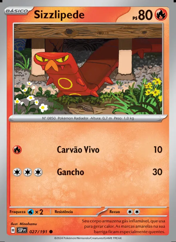 Image of the card Sizzlipede