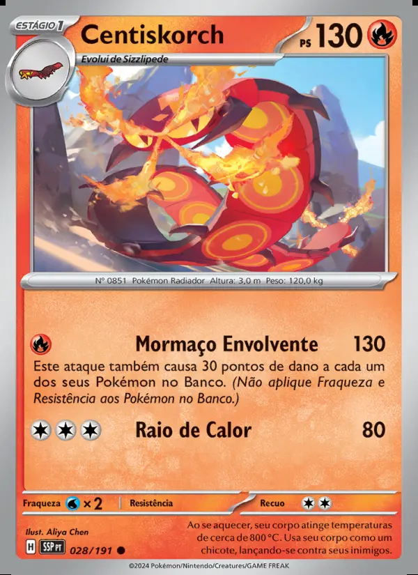 Image of the card Centiskorch